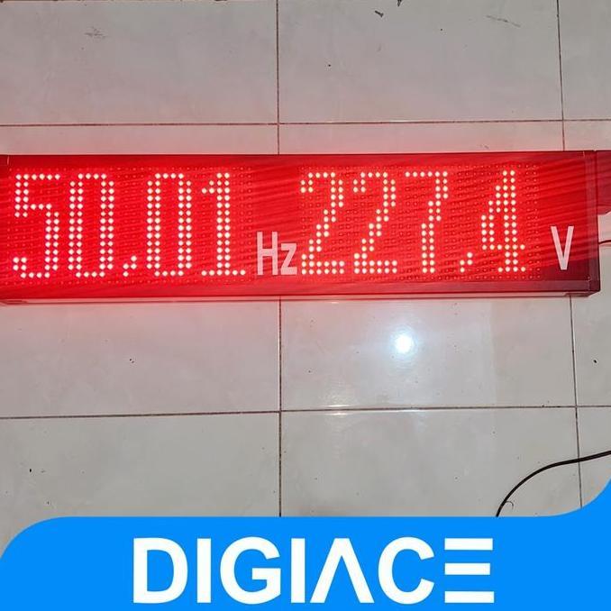 Voltmeter Frekuensi Meter Display PLN