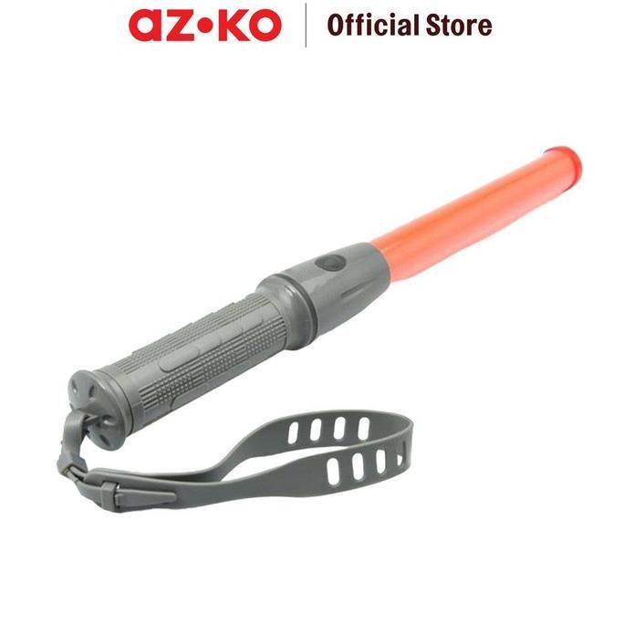 AZKO Krisbow Tongkat Lalu Lintas 2Xc Tongkat Polisi Lampu Tongkat Lampu Pengatur Lalin Police Stick 