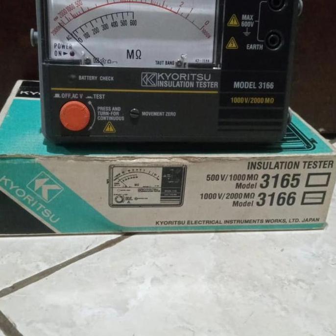 meger Kyoritsu insulation tester 3166