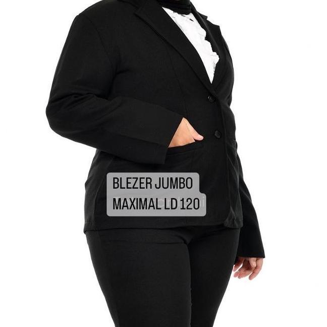 Blazer  Kantor  Jas Kantor Wanita Jumbo Blazer Kerja Wanita Abu Hitam Navy Blazer Jumbo Wanita Hitam
