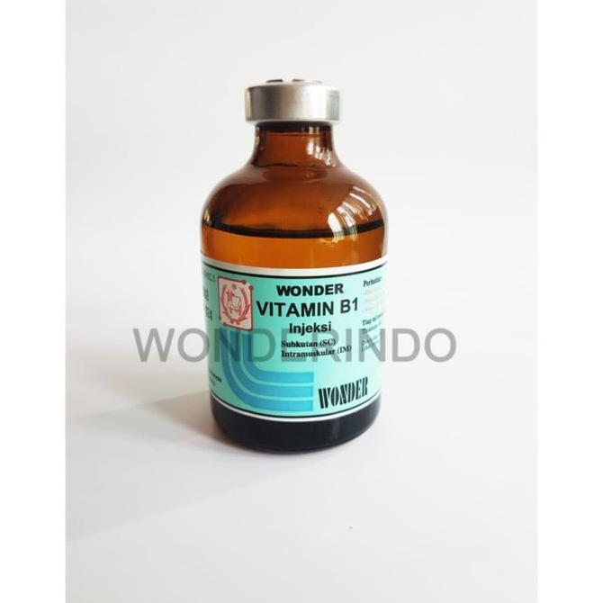 Vitamin B1 Injeksi 100 Ml Obat Khusus Hewan