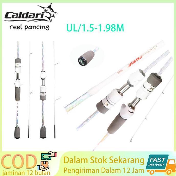 Joran Pancing Artemispure Ul Karbon Ujung Padat Joran Putar Ultraringan Joran Casting Joran Pancing 