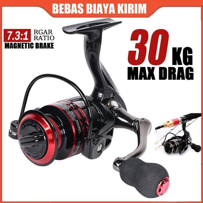 Reel Pancing Asli Besi Fishing Reel 10Kg Nx1000-4000Spot Indonesia + CodReel Pancing Murah Kuat Powe
