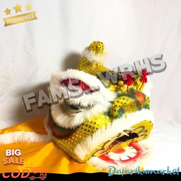 Barongsai Anak Dewasa Bahan Karton Tebal Kokoh Barongsai Kedip Br 1030