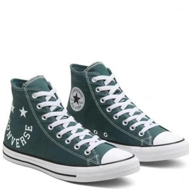 New  Sepatu Sneakers Converse CT AS High Smile Faded Spruce White 167068C