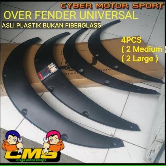 Fender Lips Universal Asli Plastik Bukan Fiberglass Tidak Mudah Pecah. Over Fender Universal. Fender