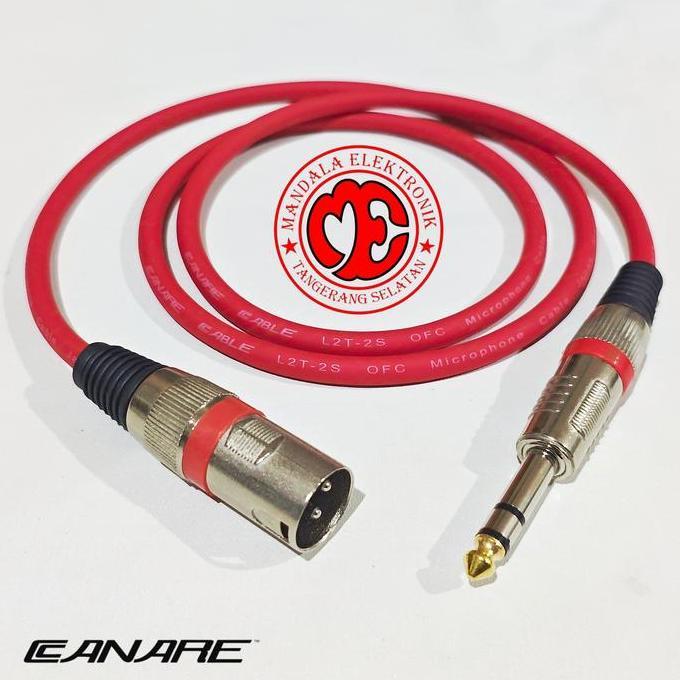 DI6 >> Kabel XLR Male Canon to TRS stereo Jek akai 5 meter 5m murah