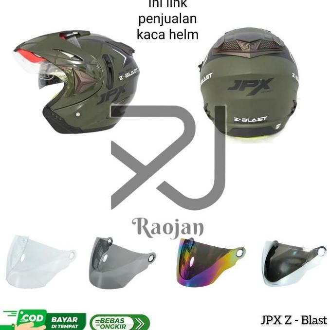DS137 - Kaca helm Jpx Z Blast Visor helm Jpx Z Blast