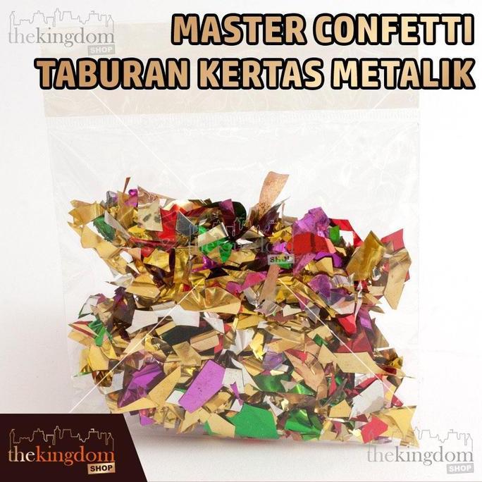 AVOCEAN Master Confetti Taburan Kertas Metalik / Konfeti / Semprotan