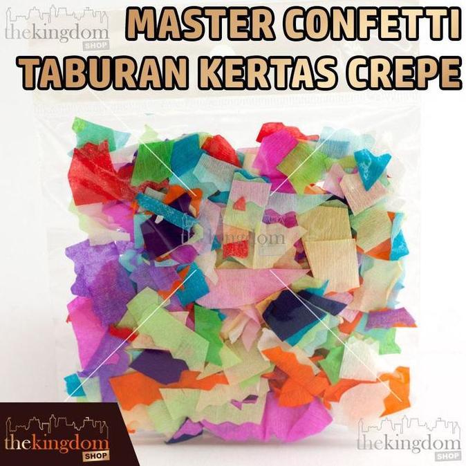 AVOCEAN Master Confetti Taburan Kertas Crepe / Konfeti Krep