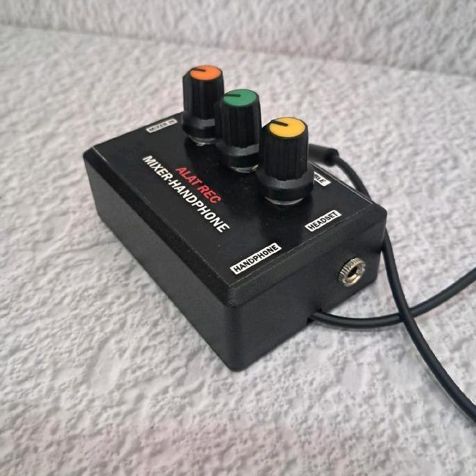 DR328 >> Alat Recam Dari Mixer Ke Hp 3 Potensio Volume Treble Bass Perekam Audio Video dari Mixer ke