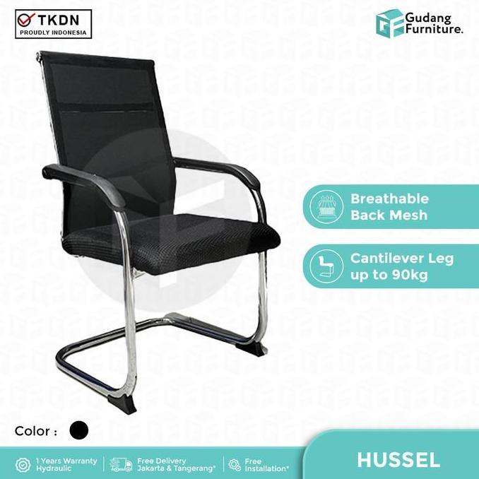 Kursi Hadap Kursi Tamu Kantor Kursi Kerja Tanpa Roda Insperra Hussel