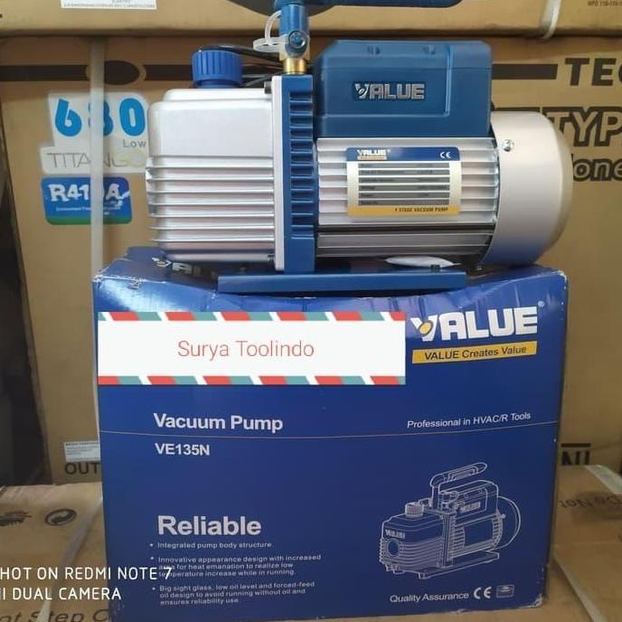 Promo Vacuum Pump "Value" Ve135N / Pompa Vacum Ve 135 N/ 1/3 Hp / 1/3 Pk Cod