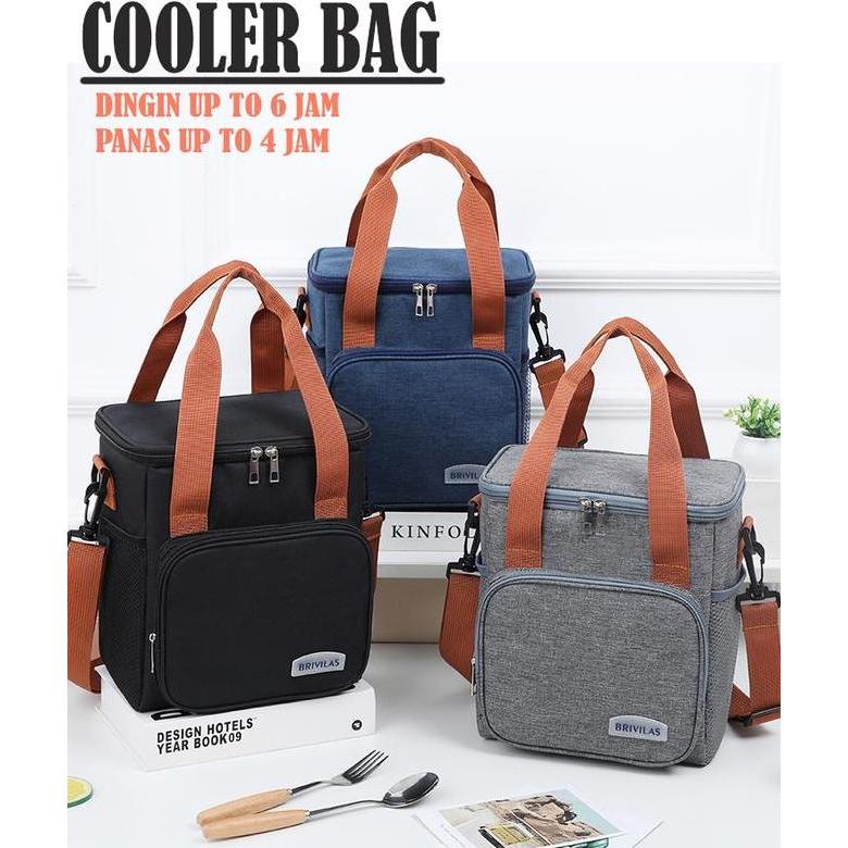 Cooler Bag Tempat Bekal Lunch Box Bag Tas Pendingin Tas Es Krim