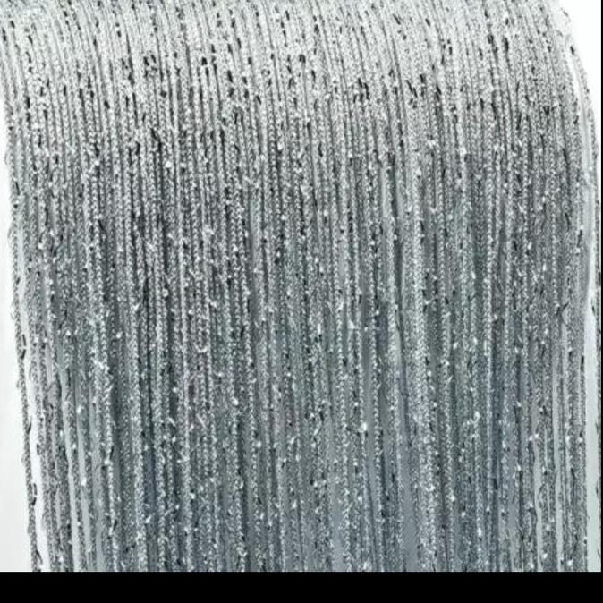 TIRAI benang Silver Glitter 3x3 JS