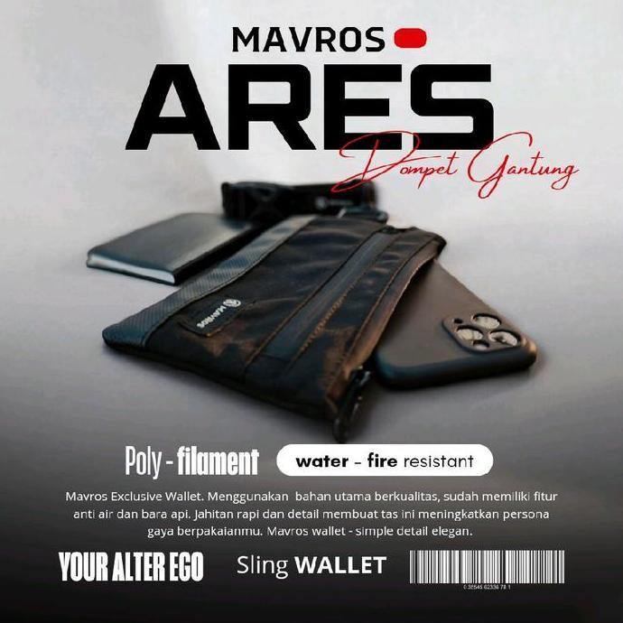 MAVROS | Ares Hangging Wallet Dompet Pria Wanita Anti Air Waterproof Dompet  Kartu Gantung Tas Hp Mi
