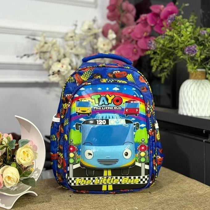 Tas Ransel Anak KARAKTER SPIDERMAN/TAYO Tas anak PAUD Tas Sekolah Anak / Tas Karakter Tas viral Anak