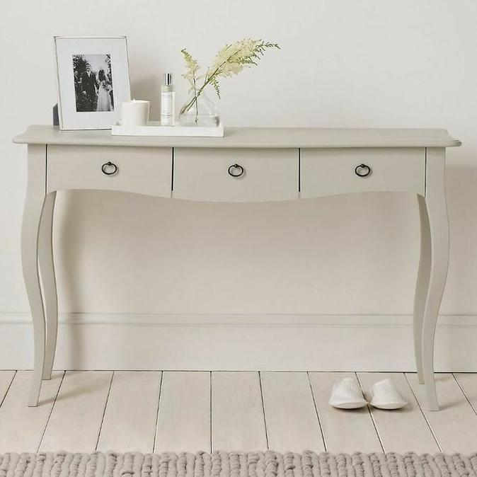 Meja Konsul Klasik Kaki Gareng Cat Duco