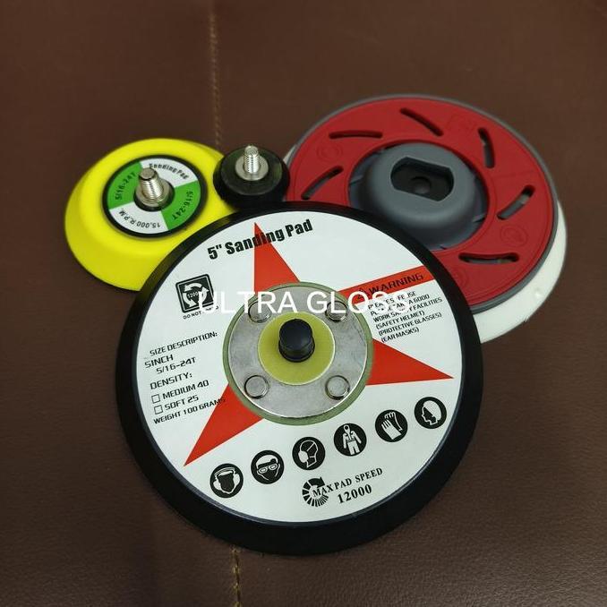 BEBAS ONGKIR - Backing Plate / Back Pad Dual Action Polisher 5 inch