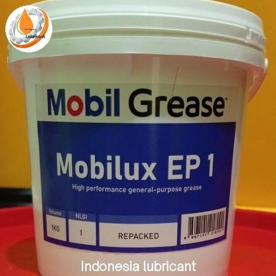 TERMURAH - Mobilux EP 1 Multipurpose Grease NLGI 1 pail 1kg
