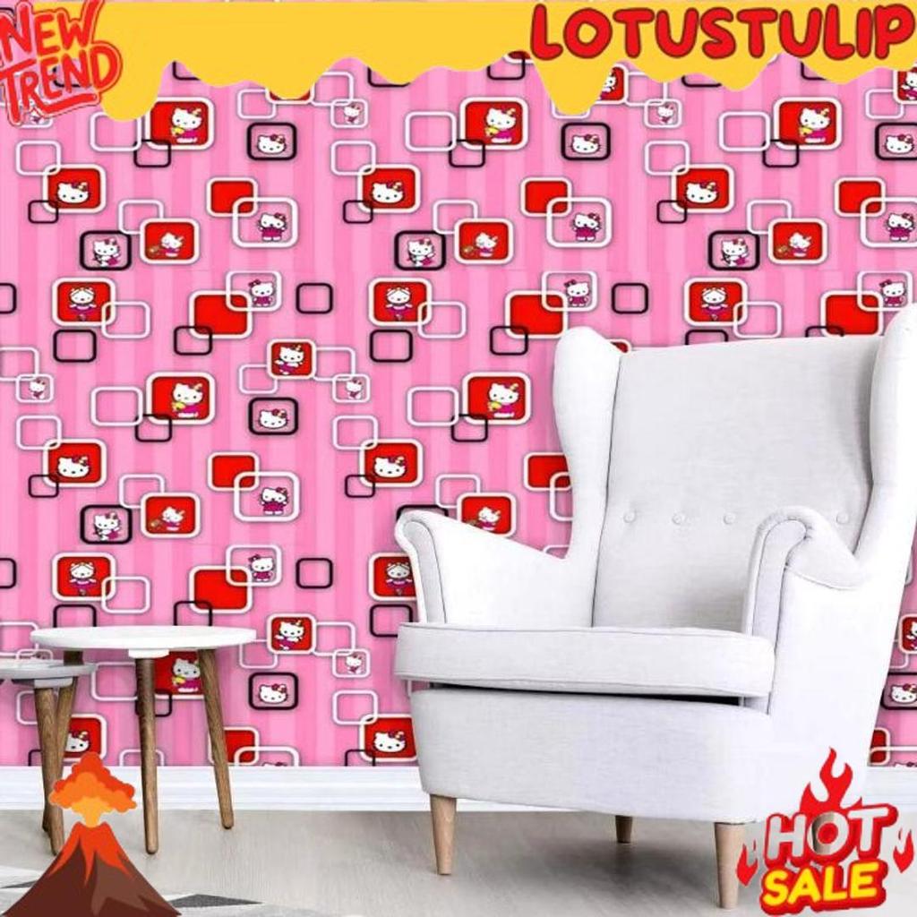 Terlaris Wallpaper Dinding Kamar Anak Wallpaper Dinding Hellokitty Frozen Wallpaper Dinding Karakter