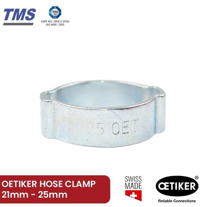 EXAMINER Klem Selang Oetiker Hose Clamp 2 Ear 21mm - 25mm ORIGINAL