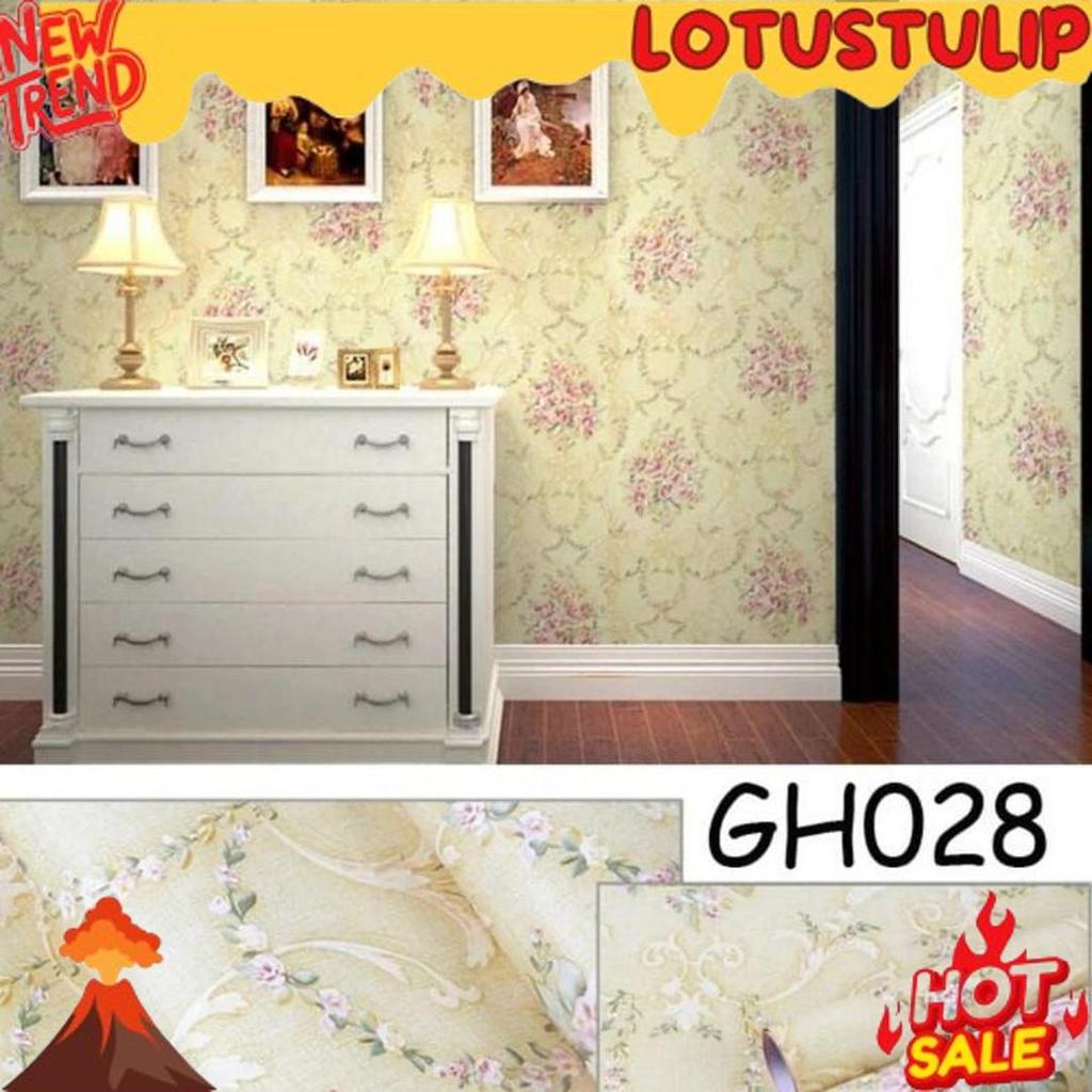 Paling Murah Wallpaper Dinding Motif Kitty Frozen Emboss Gelombang Alam Walpaper Dinding Ruang Tamu 