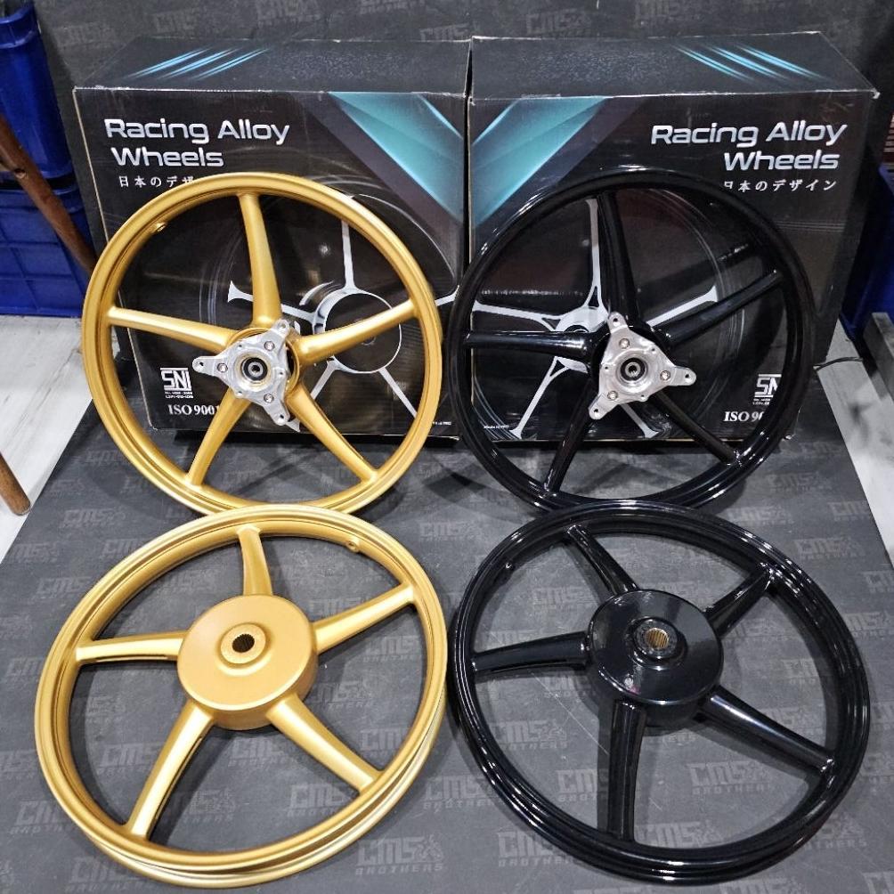 Velg CNC Enkei 522 Sp522 Yamaha Aerox 155 Old New Connected Depan ring 17 x 160 Belakang 17 x 160 R1