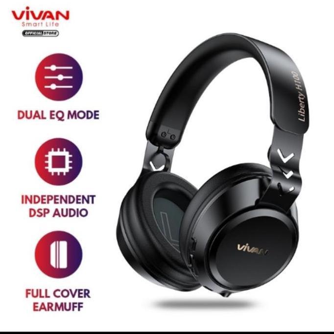 headset vivan wireless bluetooth 5.0 Promo Premium