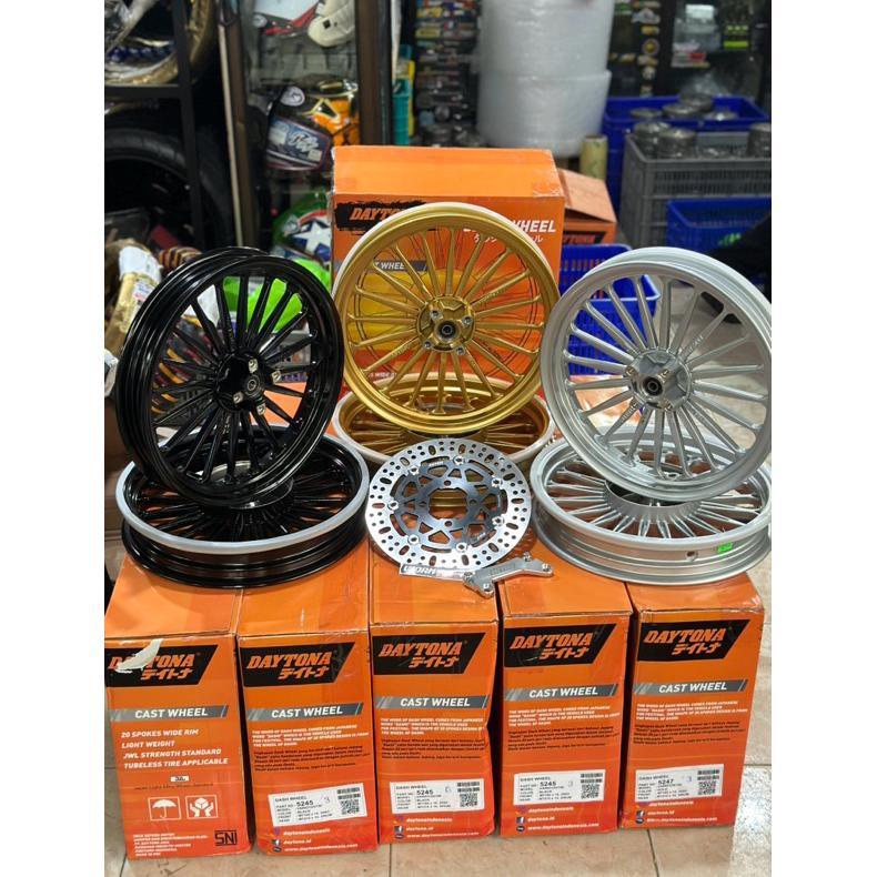VELG DAYTONA PALANG 20 DASH WHEEL CAST BEAT SCOOPY VARIO 110 125 150 ORIGINAL