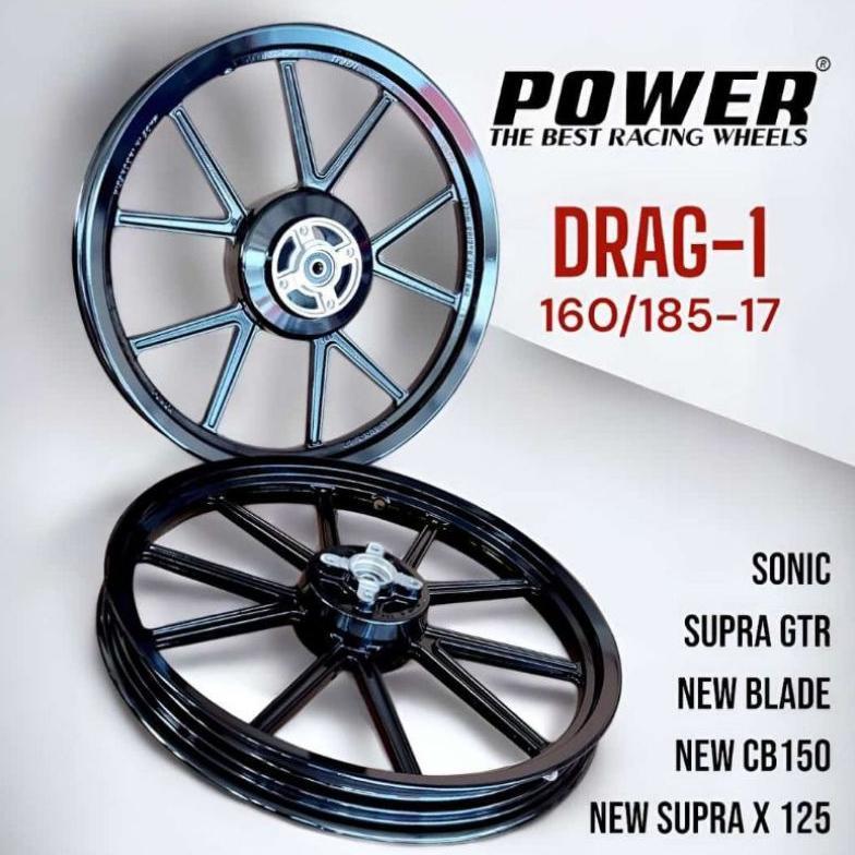 VELG GP DRAG WHEEL MODEL DAYTONA PNP SONIC 150, SUPRA GTR, NEW BLADE, New CB 150 DAN SUPRA 125 DD