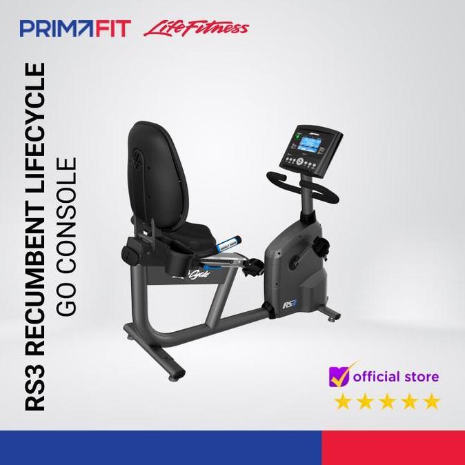 Promo Life Fitness - RS3 Recumbent Lifecycle Go Console Sepeda | PrimaFit COD