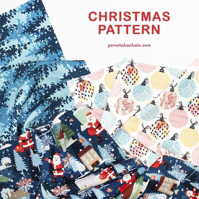 Kain Motif Natal - Arlie Percetakan Kain
