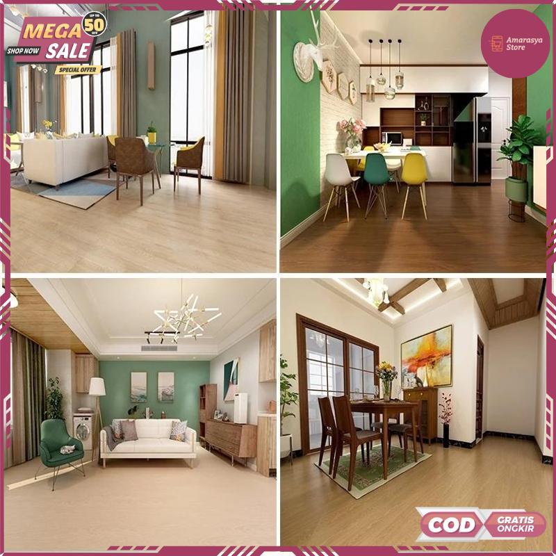 Terbaik Stiker Lantai Vinyl Stiker Lantai Perekat Diri Renovasi Rumah Sewa Penebalan Rumah Tangga St