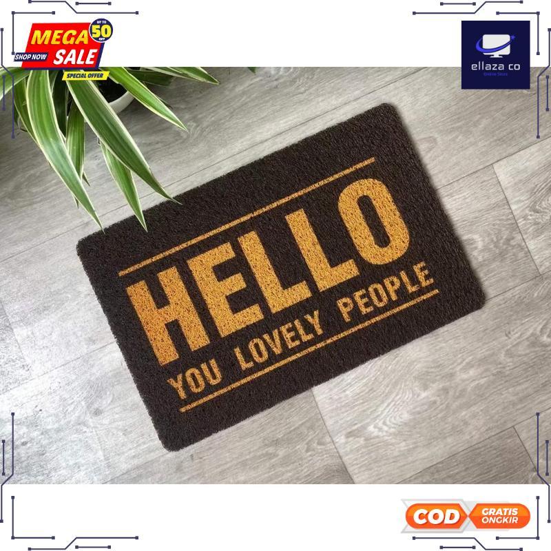 Promo Keset / Keset Outdoor / Keset Kaki Bihun / Keset Teras / Keset Teras Rumah Depan / 40x60 cm Ke