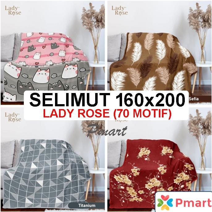 Selimut Lady Rose 160X200 / Lady Rose Selimut / Blanket Lady Rose