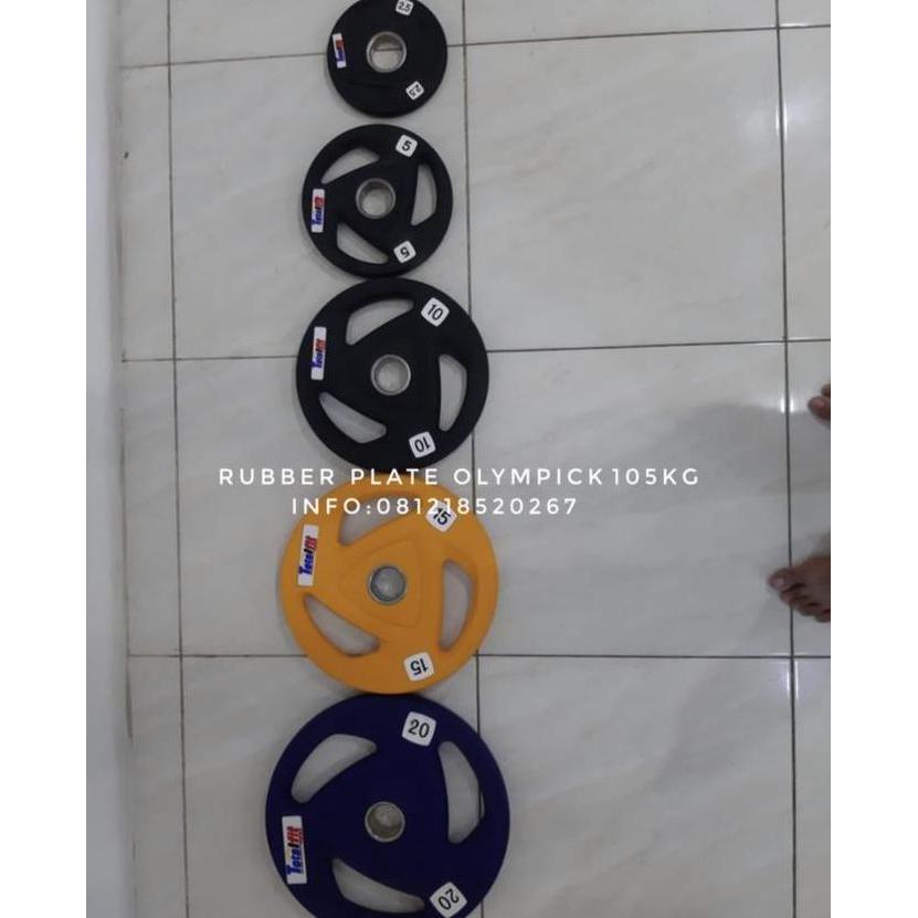 Promo Weight Plate Rubber plate Grip 100kg COD