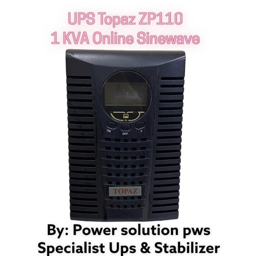 UPS PASCAL 1000VA / 800W ONLINE PURE SINEWAVE UPS DISPLAY