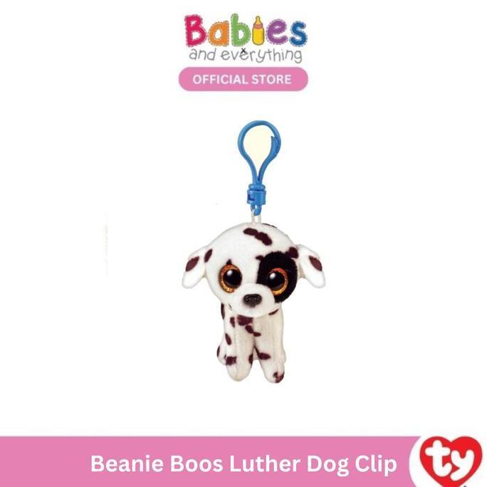 TY Beanie Boos Luther Dog Keychain - Gantungan Kunci Boneka Anjing