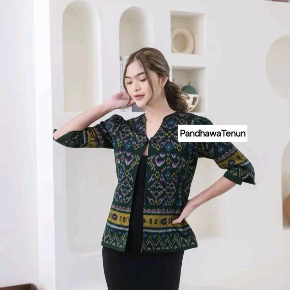 New Blazer Endek Csm Bali - Outer Seseh Bali - Outer Kerja Wanita