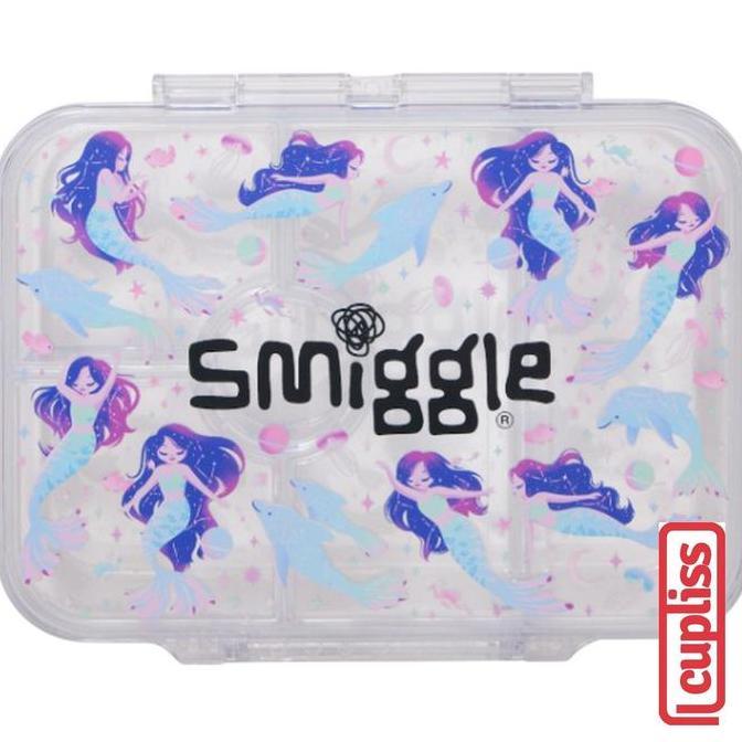 SMIGGLE See Me Bento Lunch Box Small 417ml Medium 850ml Large 1370ml Limitless Black Mix