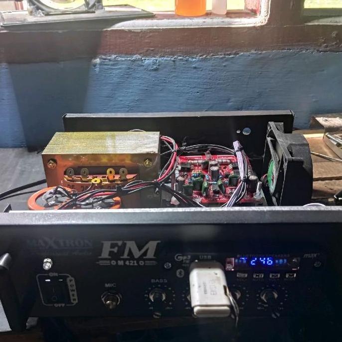 Power Amplifier 10 Ampere CT 45 Biasa Subwoofer BT dengan Fitur Lengkap Karaoke Midel Pisah Final Th