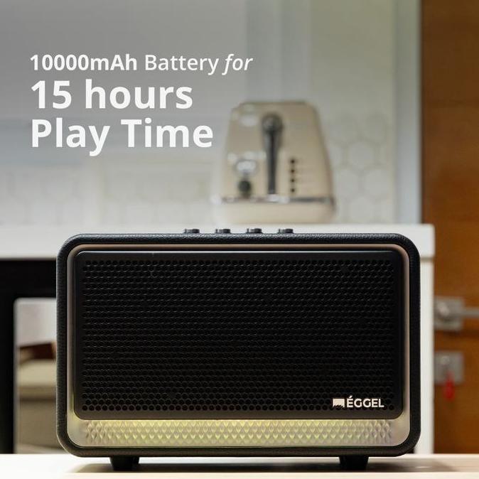 Eggel Home 3 Portable Bluetooth Speaker with Karaoke Function