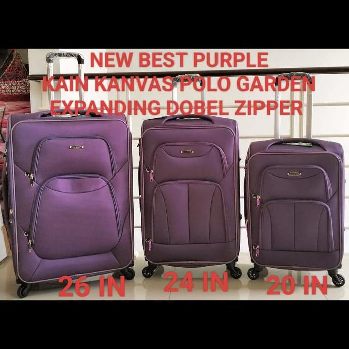 TERMURAH - KOPER KAIN PRESIDENT 28 INCHI JUMBO KANVAS RODA 4 PUTAR TSA 180623