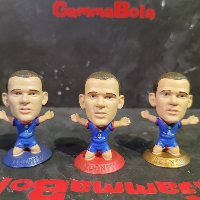action fugure microstars wayne rooney blue jersey