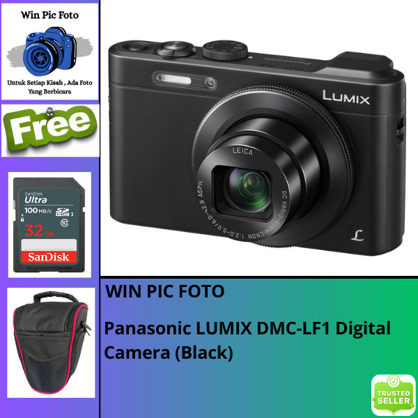 Panasonic LUMIX DMC-LF1 Digital Camera (Black)