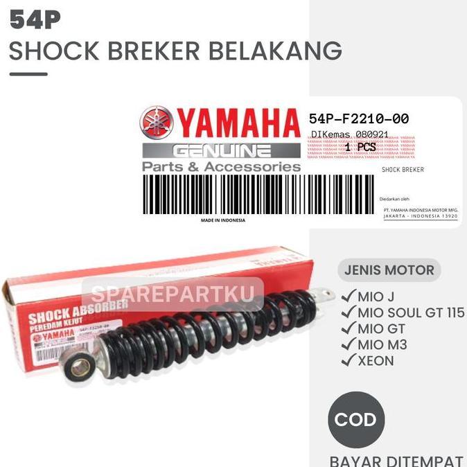 genivalezz - sokbreker belakang yamaha untuk mio j, m3, soul gt115/125, xeon, shockbreaker depan-bel