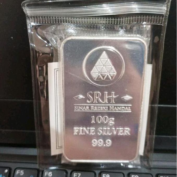 OKA_VARINI - PERAK BATANGAN SRH 50G & 100G BERSERTIFIKAT INVESTASI LOGAM MULIA