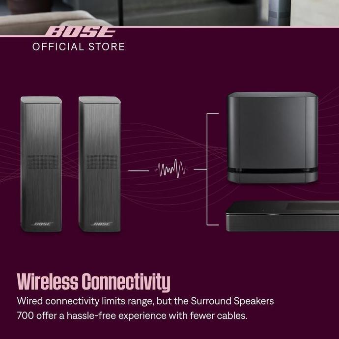 Bose Surround Speakers 700 Wireless Satellite Soundbar Speaker