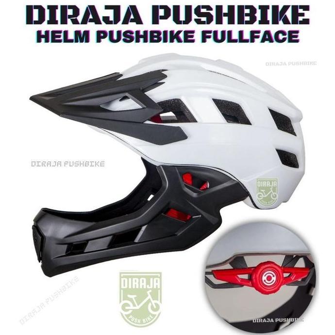 Promo Helm Pushbike Fullface Gamila Sepeda Anak Balancebike Race Diskon